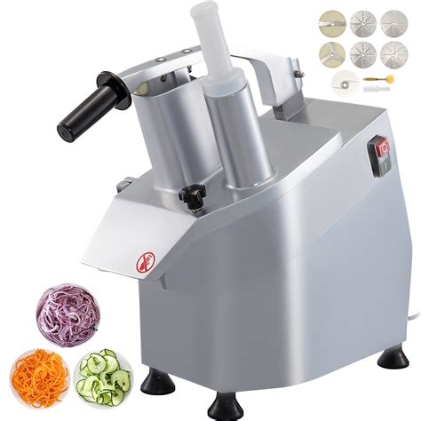 Vevor 110v Commercial Fruit And Vegetable Cutter Slicer Machine 550w