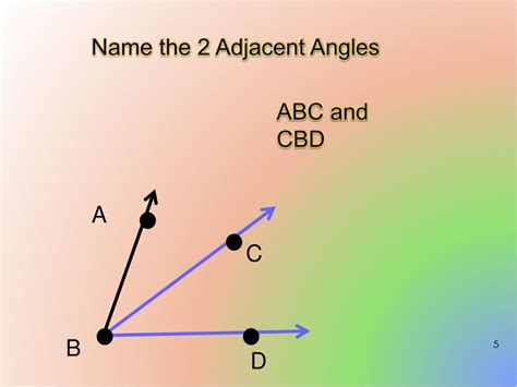 Geometry 24 Adjacent Angles Ppt Download