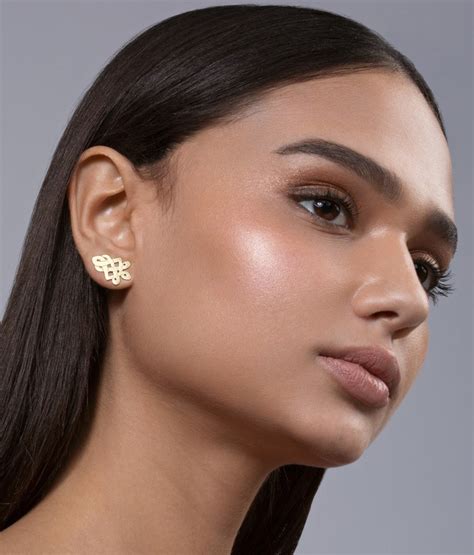 K Gold Climbing Earrings Gold Stud Earrings Ear Climbers Etsy