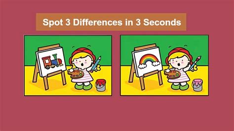 Spot The Difference Can You Spot 3 Differences In 3 Seconds