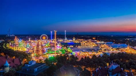 Das Leuchten Der Wiesn Oktoberfest In München Bayern Reiseziele