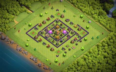 Top Townhall Level 7 Base Layouts with Links 2024 - Copy Best TH7 COC Bases