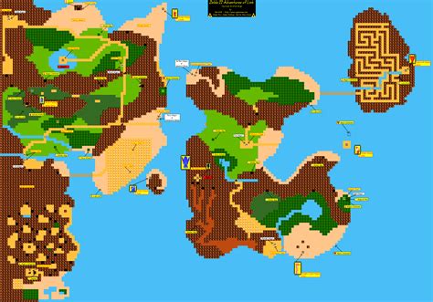 File:Legend of Zelda 2, The - Adventure of Link, The - NES - Map ...