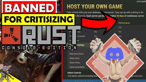 Banned Muted By Rust Console Devs For Criticism More Money Grabbing