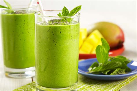 Mango Mint Smoothie Mio Recipes Kraft Heinz