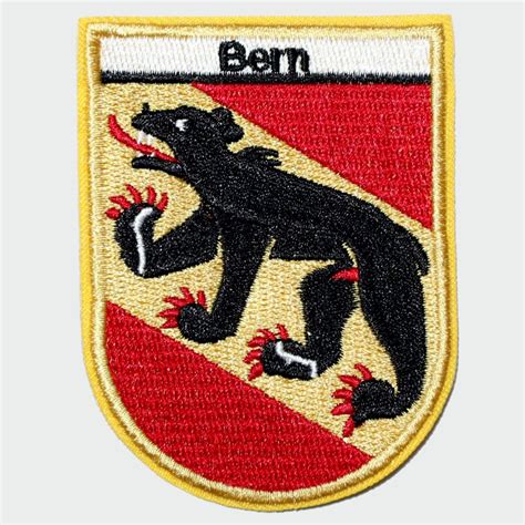 Patches Aufn Her Berner Wappen Patch Aufn Her Exklusive Stickerei