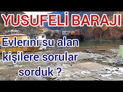 YUSUFELİ BARAJI SON DURUM 10 mart 2023 prefabrikte oturanları dinledik