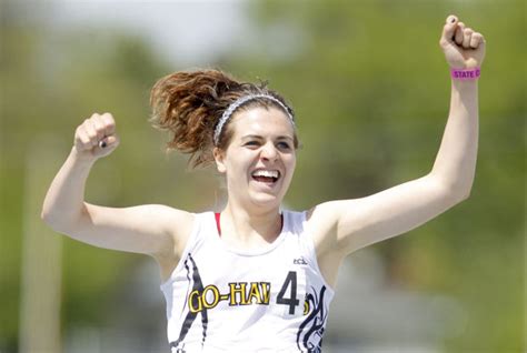 State Track Holidiman Ends Go Hawk Career With Record Performance