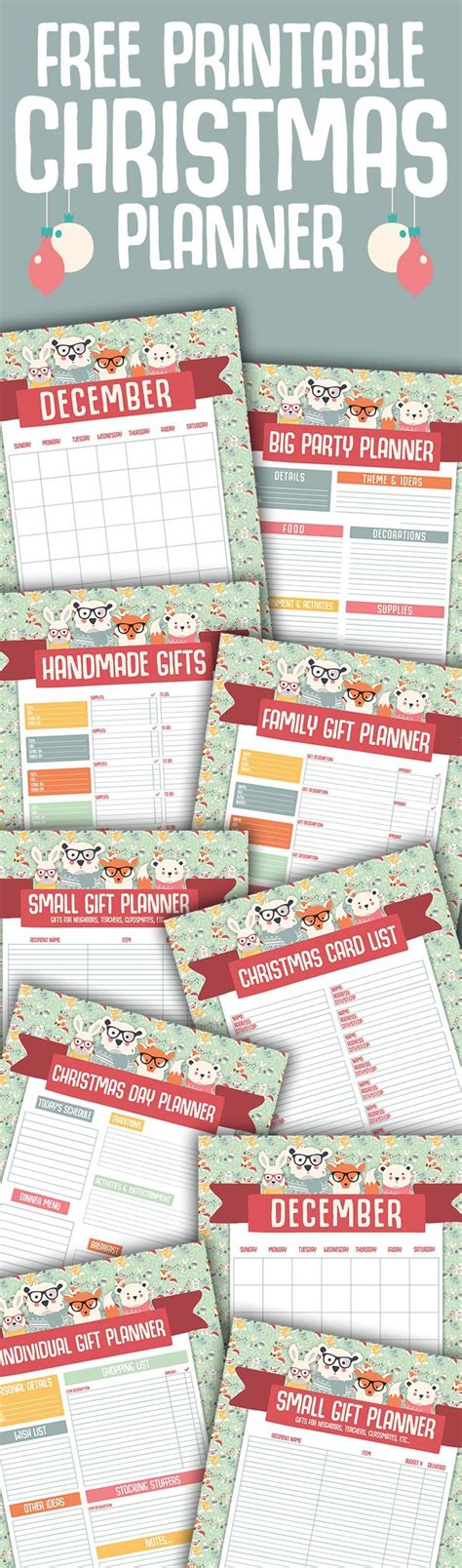 Free Printable Christmas Planner Pack The Cottage Market Christmas