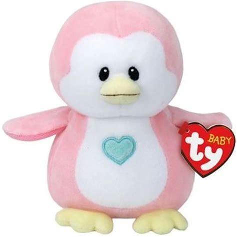 Pyoopeo Baby Ty Collection Penny Pink Penguin 6 15cm Plush Regular