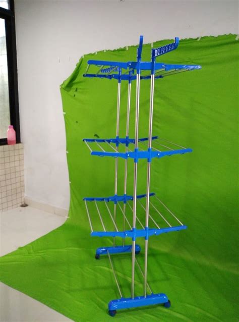 Stainless Steel Portable Cloth Drying Stand For Home At In