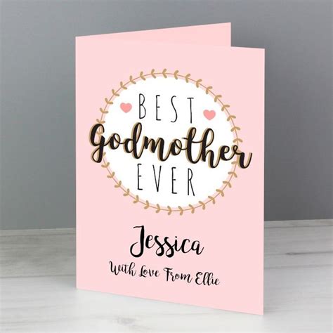 This Best Godmother Card Is The Perfect Thank You For Any Godmother