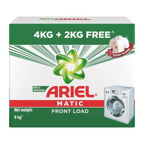 Buy Ariel Matic Front Load Detergent Washing Powder Kg Kg Free