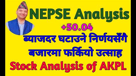 NEPSE Technical Analysis NEPSE Update NEPSE Chart Analysis AKPL