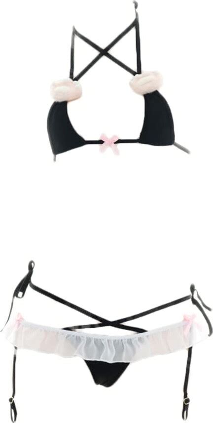 Jasmygirls Sexy Cat Cosplay Lingerie Costume Set Kawaii Kitten Anime