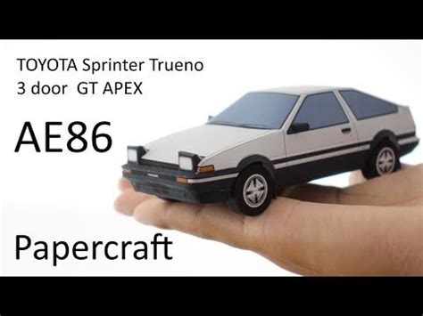 3+Simple Ae86 Papercraft Template - Us Nco 2007