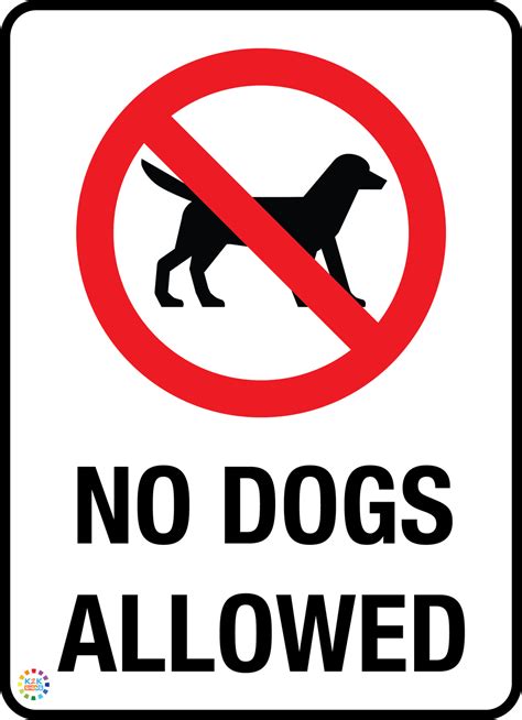 No Dogs Allowed Animal And Pet Signs Online K2k Signs