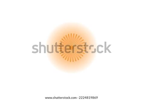 Beautiful Orange White Gradient Background Radial Stock Vector (Royalty ...