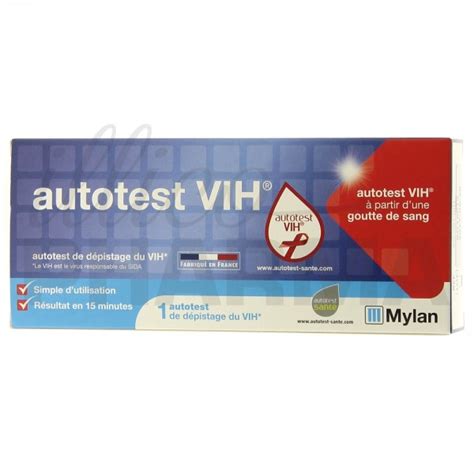 Autotest Dépistage Vih Sida Pharmacie Illicopharma