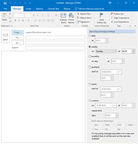 Auto Follow Up Emails In Outlook