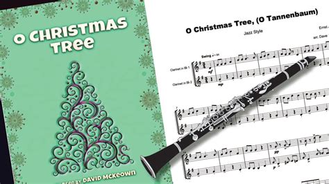 O Christmas Tree O Tannenbaum Jazz Style For Clarinet Duet YouTube