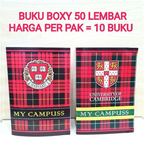 Jual Buku Tulis Big Bos Campus Boxy Lembar Isi Buku Random