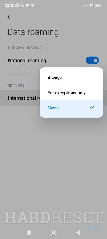 Jak W Czy I Wy Czy Roaming Danych W Xiaomi Pro Hardreset Info