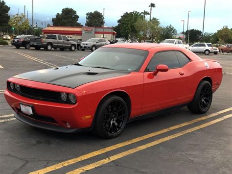 20x10 20x9 Rims Fit Challenger Hellcat Replica Wheels Dg15 Satin Black