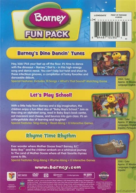 Barney: Fun Pack (DVD) | DVD Empire