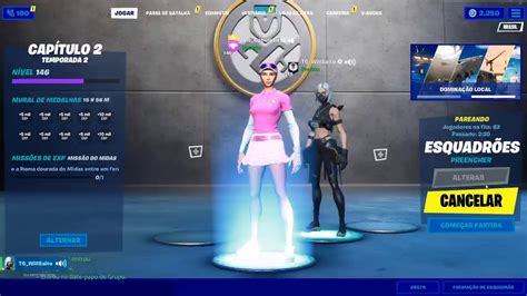 SALA PERSONALIZADA AO VIVO FORTNITE CAMP SQUAD VALENDO 4 SKINS DE 800