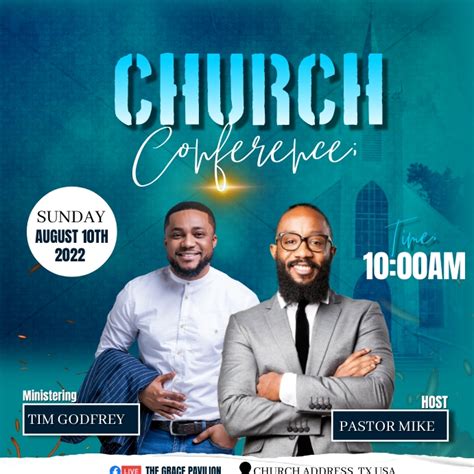 Church Flyer Template Postermywall