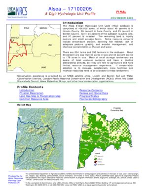 Fillable Online Nrcs Usda Alsea Natural Resources