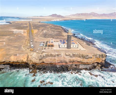 Punta Jandia Lighthouse Located On South Of Fuerteventura Canary