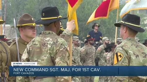 St Cavalry Division On Fort Cavazos Welcomes New Command Sergeant