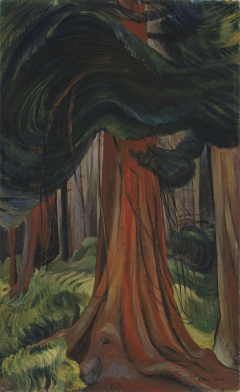 Emily Carr The Red Cedar Famous Artists Female Artists Emily Carr