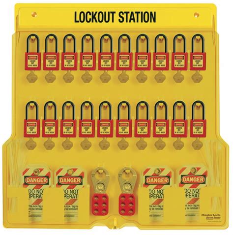 Masterlock Lockout Station 1484BP406 Lockout Tagout Shop Co Uk