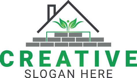 Creative Eco bricks Logo Design 12141728 Vector Art at Vecteezy