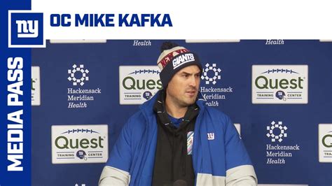 OC Mike Kafka on preparing for season finale vs. Philadelphia