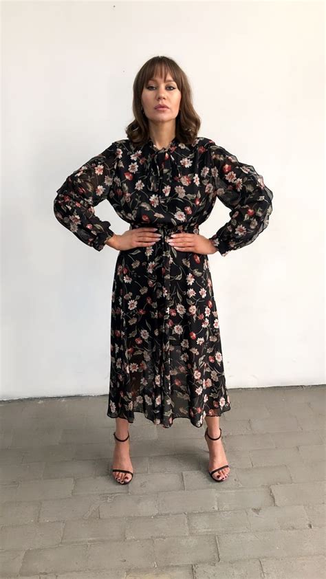 Черное платье | Long sleeve dress, Dress, Fashion