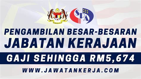 Spa Buka Pengambilan Jawatan Kosong Besar Besaran Di Jabatan Kerajaan