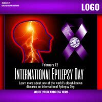 International Epilepsy Day Design, epilepsy p Template | PosterMyWall