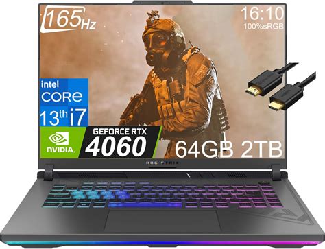 Asus Rog Strix G16 Gaming 16 Inches Fhd 165hz Intel 13th Gen Core I7 13650h 64gb