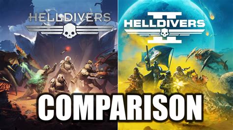 Helldivers Vs Helldivers Early Comparison Youtube