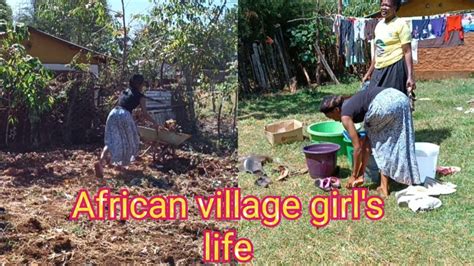 Typical African Village Life Normal Routine Youtube