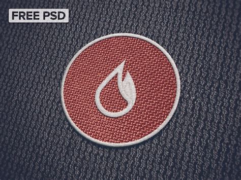 Cloth Patch Mockup Freebie In PSD DesignHooks