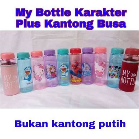 Jual My Bottle Karakter Pouch Busa Botol Air Minum Anak Motif Unik Lucu