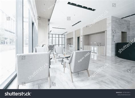 Hotel Lobby Interior Reception Desk Sofas Stock Photo 1377015911 ...