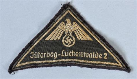 Regimentals GERMAN WWII RED CROSS SLEEVE BADGE JUTERBOG LUCKENIVALDE 2