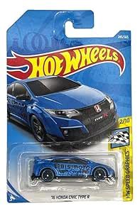 Hot Wheels 16 Honda Civic Type R HW Speed Graphics Ages 3 And Up Blue Amazon In Toys Games