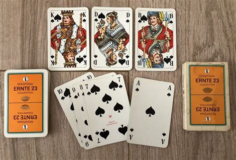 Pack Vintage Franz Bild Skat Playing Card Game Ernte Original Id